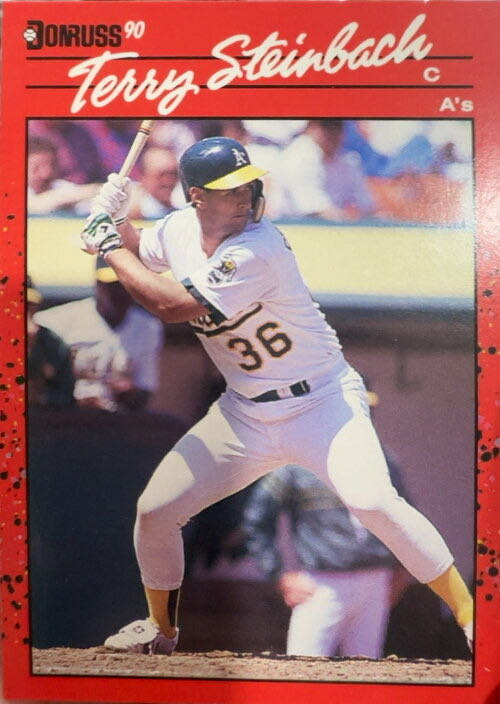 Terry Steinbach  baseball card collectible - Main Image 3