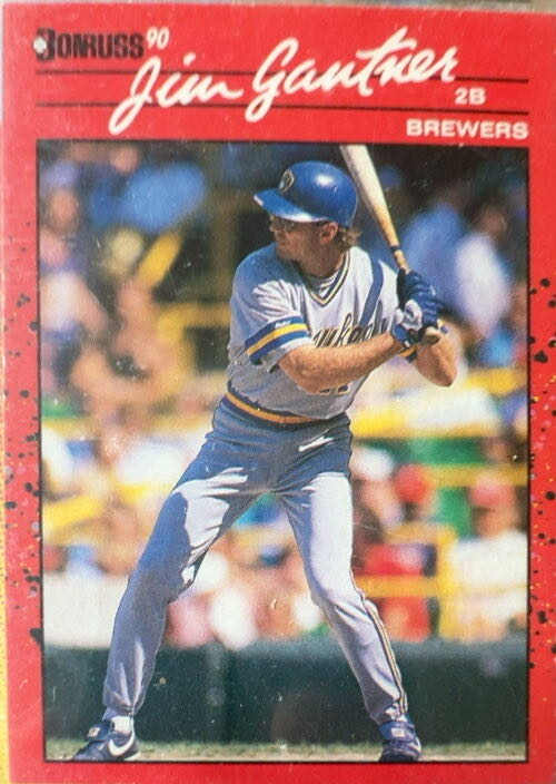 Jim Gantner  baseball card collectible - Main Image 3