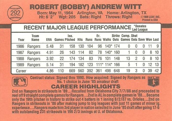 Bobby Witt  baseball card collectible - Main Image 2