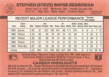 Steve Bedrosian  baseball card collectible - Main Image 2