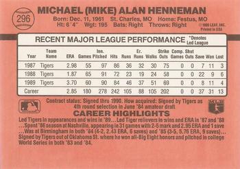 Mike Henneman  baseball card collectible - Main Image 2