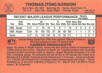 Tom Gordon  baseball card collectible - Main Image 2