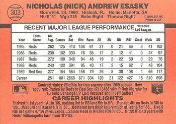 Nick Esasky  baseball card collectible - Main Image 2