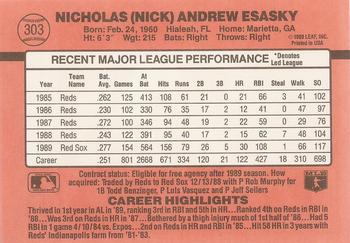 Nick Esasky  baseball card collectible - Main Image 2