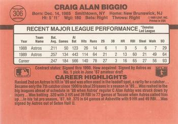 Craig Biggio  baseball card collectible - Main Image 2