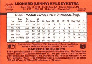 Lenny Dykstra  baseball card collectible - Main Image 2