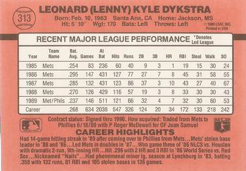 Lenny Dykstra  baseball card collectible - Main Image 2