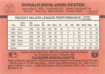 Ron Oester  baseball card collectible - Main Image 2