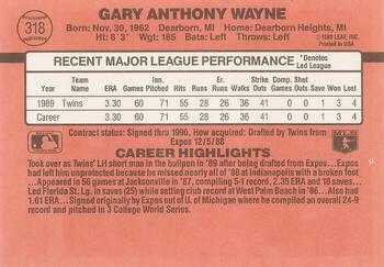 Gary Wayne  baseball card collectible - Main Image 2