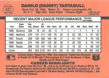 Danny Tartabull  baseball card collectible - Main Image 2