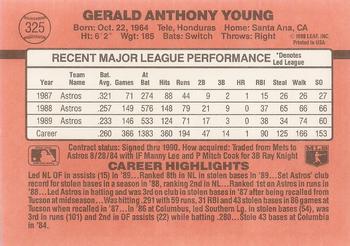 Gerald Young  baseball card collectible - Main Image 2