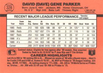 Dave Parker  baseball card collectible - Main Image 2