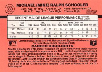 Mike Schooler  baseball card collectible - Main Image 2