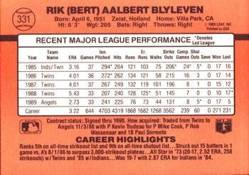 Bert Blyleven  baseball card collectible - Main Image 2