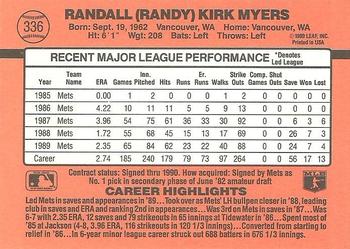 Randy Myers  baseball card collectible - Main Image 2