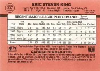 Eric King  baseball card collectible - Main Image 2