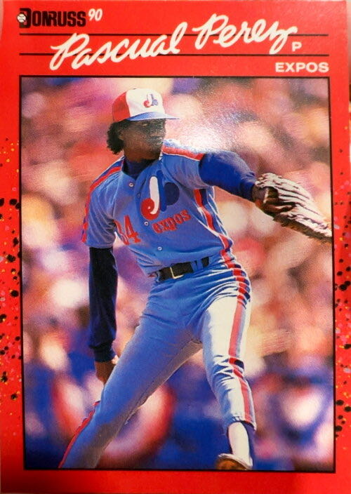 Pascual Perez  baseball card collectible - Main Image 3