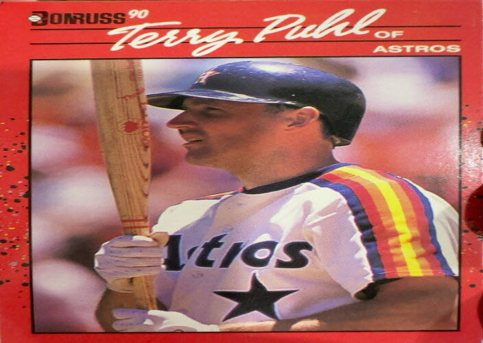 Terry Puhl  baseball card collectible - Main Image 3
