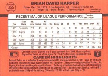 Brian Harper  baseball card collectible - Main Image 2