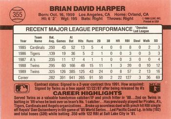 Brian Harper  baseball card collectible - Main Image 2