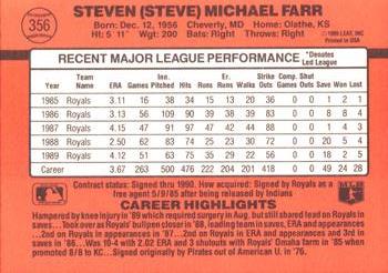 Steve Farr  baseball card collectible - Main Image 2