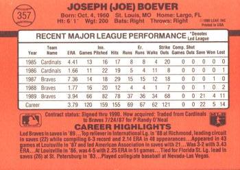 Joe Boever  baseball card collectible - Main Image 2