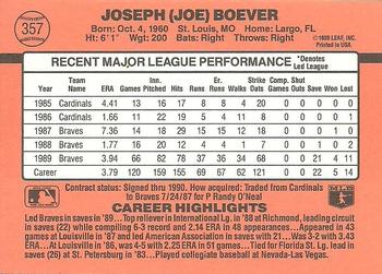 Joe Boever  baseball card collectible - Main Image 2