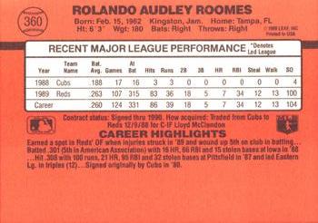 Rolando Roomes  baseball card collectible - Main Image 2