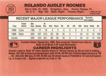 Rolando Roomes  baseball card collectible - Main Image 2