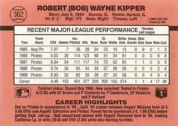 Bob Kipper  baseball card collectible - Main Image 2