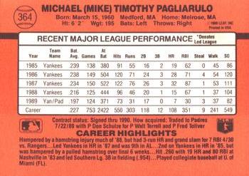 Mike Pagliarulo  baseball card collectible - Main Image 2