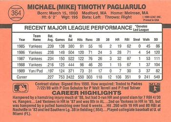Mike Pagliarulo  baseball card collectible - Main Image 2