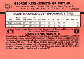 Ken Griffey Jr.  baseball card collectible - Main Image 2