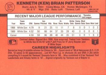 Ken Patterson  baseball card collectible - Main Image 2