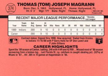 Tom Magrann  baseball card collectible - Main Image 2