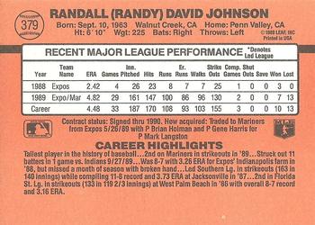 Randy Johnson  baseball card collectible - Main Image 2
