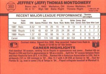 Jeff Montgomery  baseball card collectible - Main Image 2