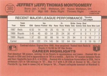 Jeff Montgomery  baseball card collectible - Main Image 2