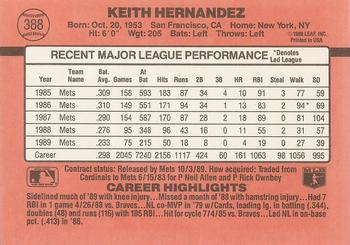 Keith Hernandez  baseball card collectible - Main Image 2