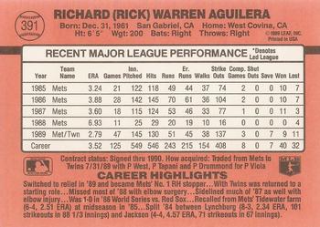 Rick Aguilera  baseball card collectible - Main Image 2