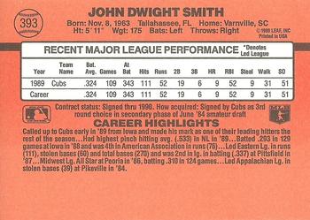 Dwight Smith  baseball card collectible - Main Image 2