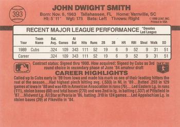 Dwight Smith  baseball card collectible - Main Image 2