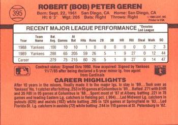 Bob Geren  baseball card collectible - Main Image 2