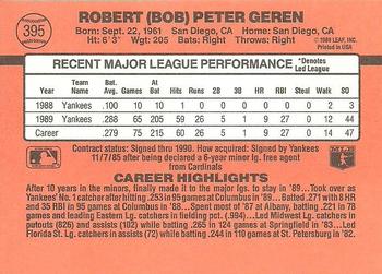 Bob Geren  baseball card collectible - Main Image 2
