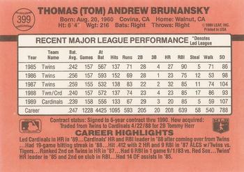 Tom Brunansky  baseball card collectible - Main Image 2