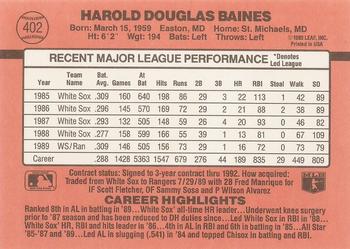 Harold Baines  baseball card collectible - Main Image 2
