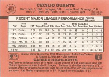 Cecilio Guante  baseball card collectible - Main Image 2
