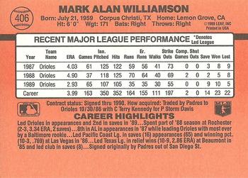 Mark Williamson  baseball card collectible - Main Image 2