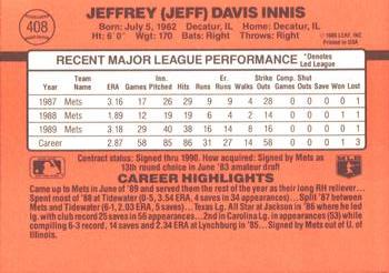 Jeff Innis  baseball card collectible - Main Image 2