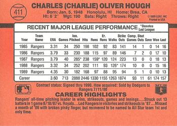 Charlie Hough  baseball card collectible - Main Image 2